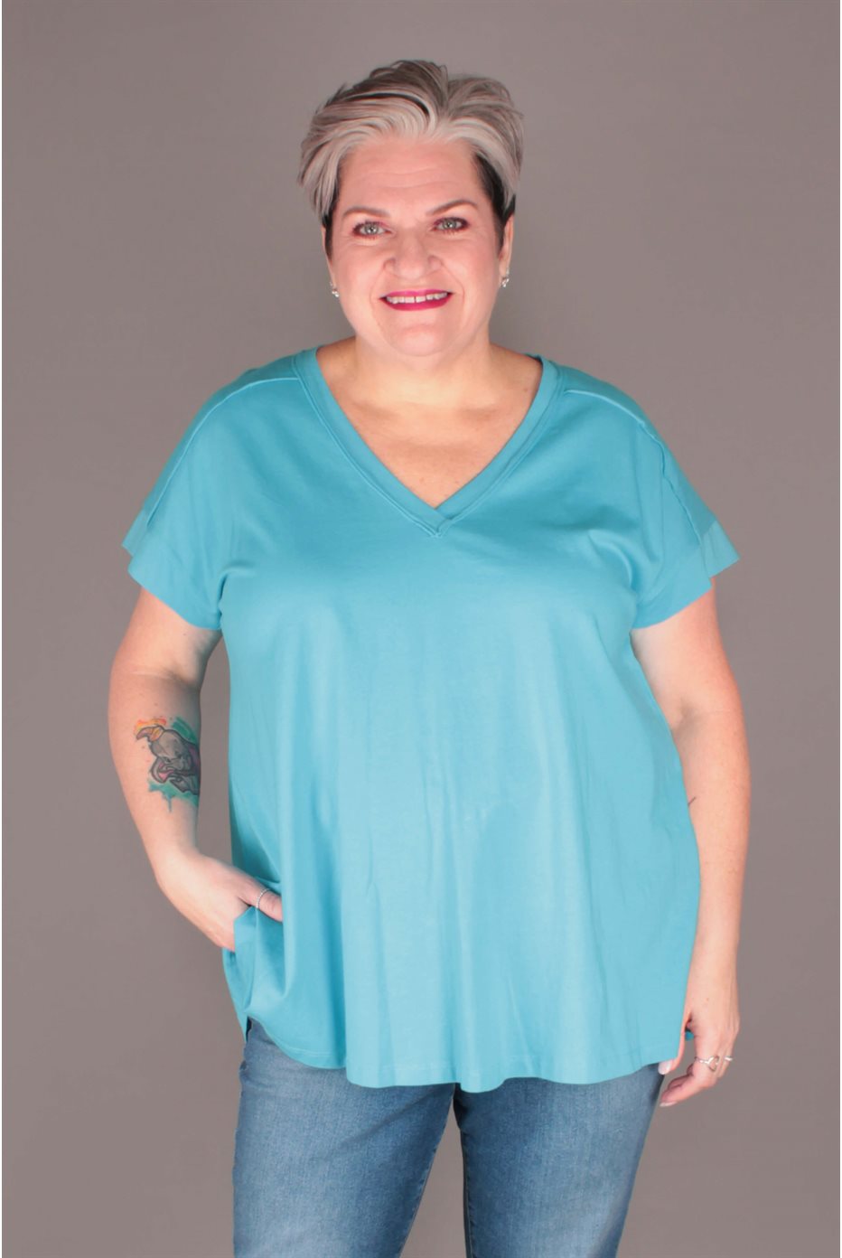 Tunique Tee-Shirt Turquoise